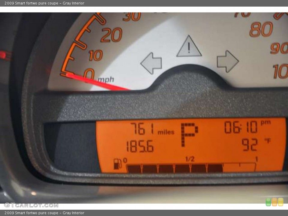 Gray Interior Gauges for the 2009 Smart fortwo pure coupe #52571312
