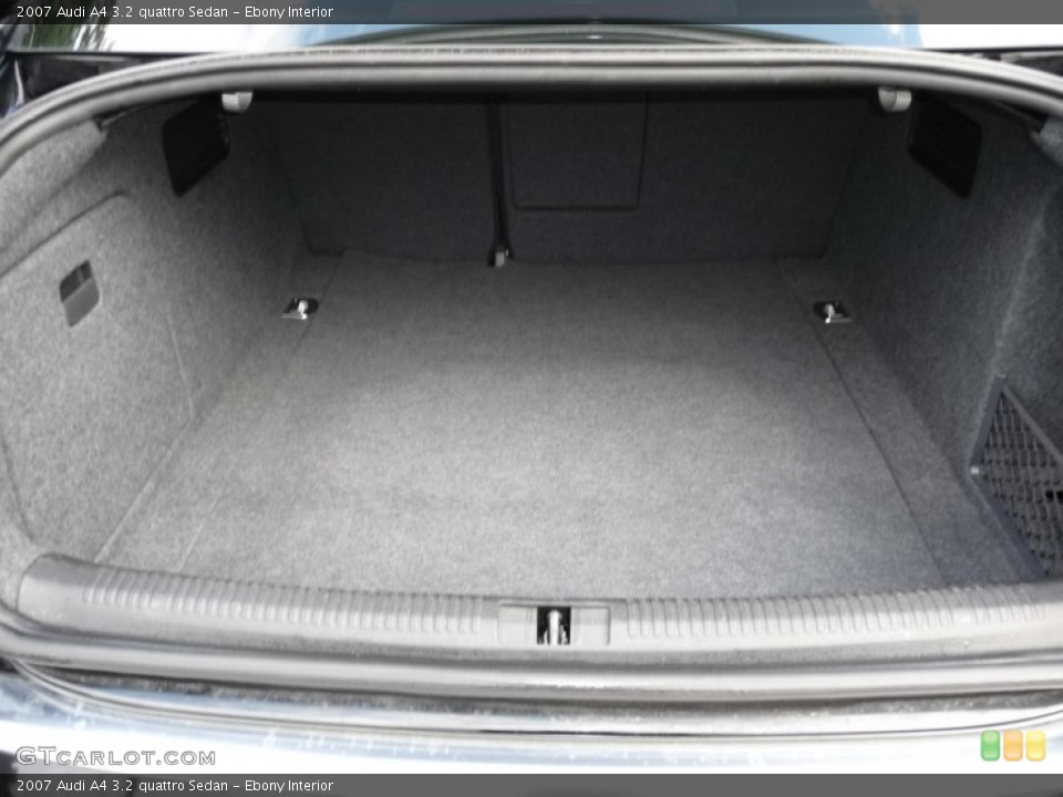 Ebony Interior Trunk for the 2007 Audi A4 3.2 quattro Sedan #52572041