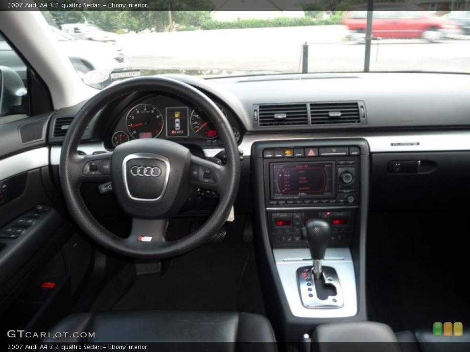 Ebony Interior Dashboard for the 2007 Audi A4 3.2 quattro Sedan #52572128