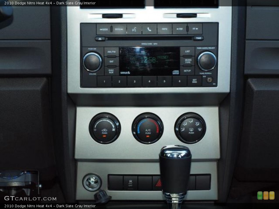 Dark Slate Gray Interior Controls for the 2010 Dodge Nitro Heat 4x4 #52573430