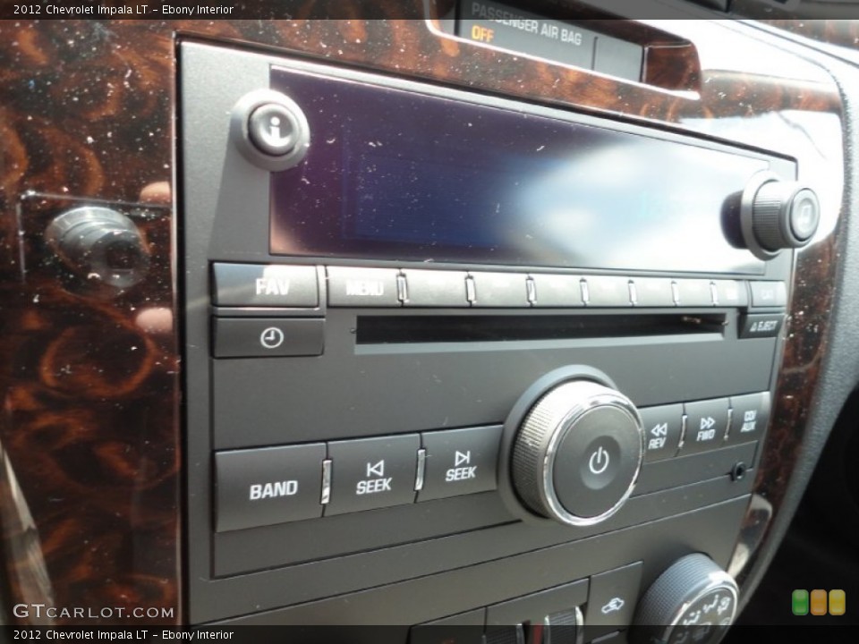 Ebony Interior Controls for the 2012 Chevrolet Impala LT #52574819