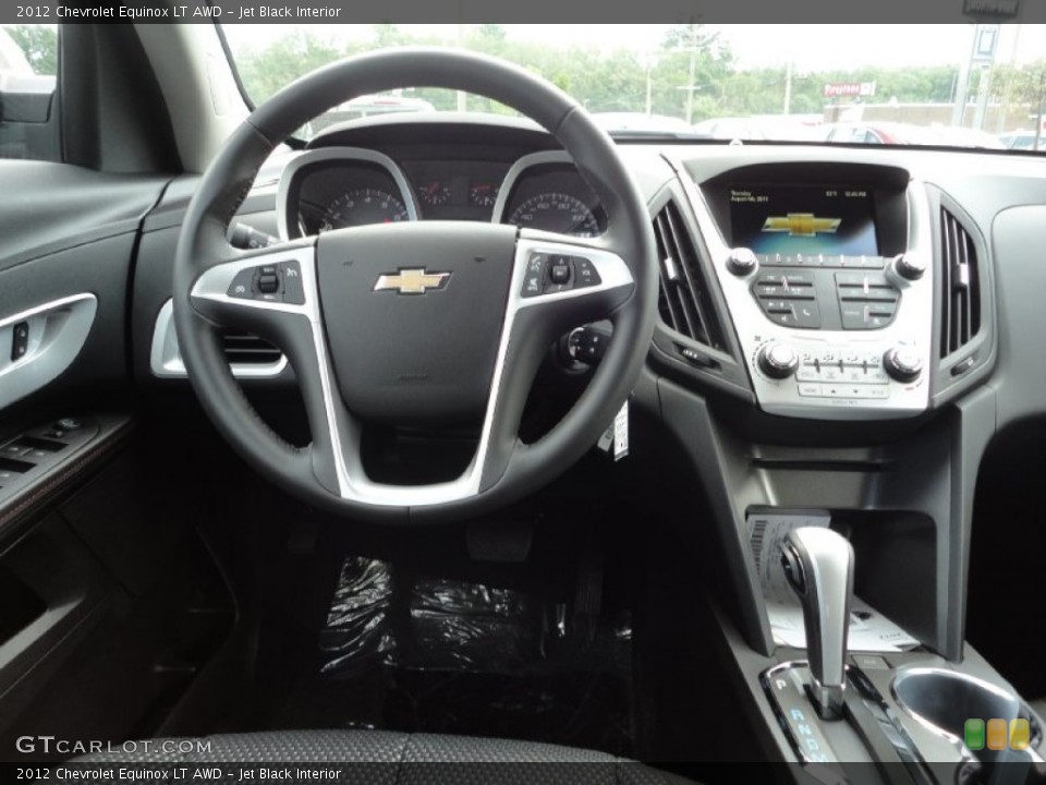 Jet Black Interior Dashboard for the 2012 Chevrolet Equinox LT AWD #52575074