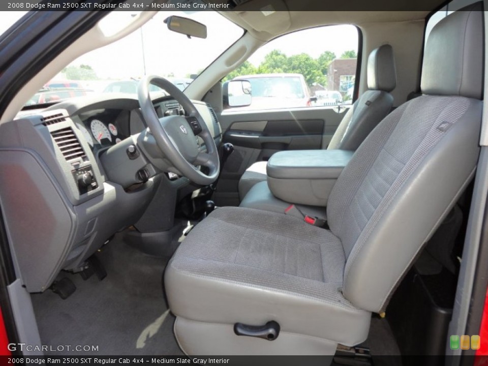 Medium Slate Gray Interior Photo for the 2008 Dodge Ram 2500 SXT Regular Cab 4x4 #52575281