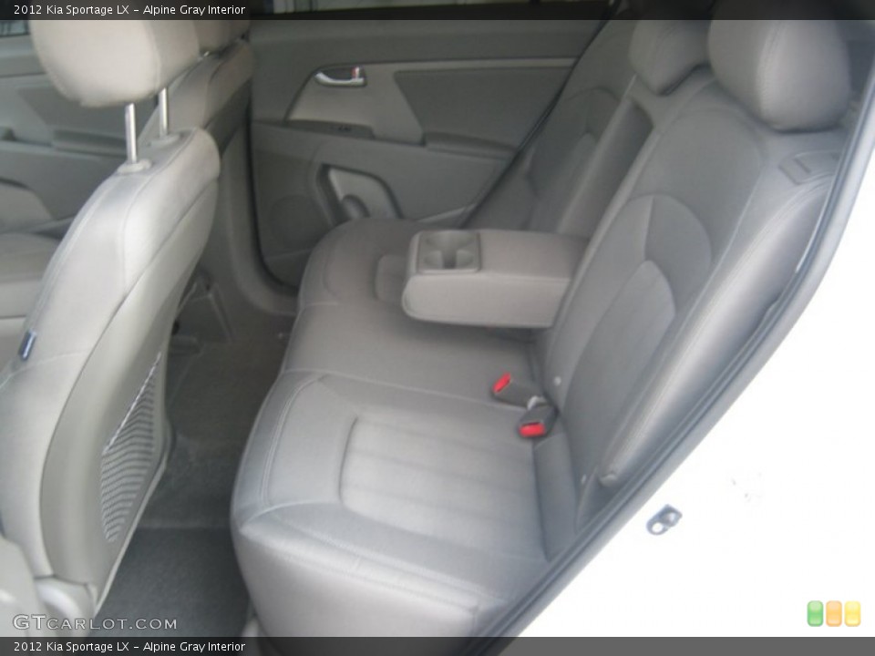 Alpine Gray Interior Photo for the 2012 Kia Sportage LX #52575599