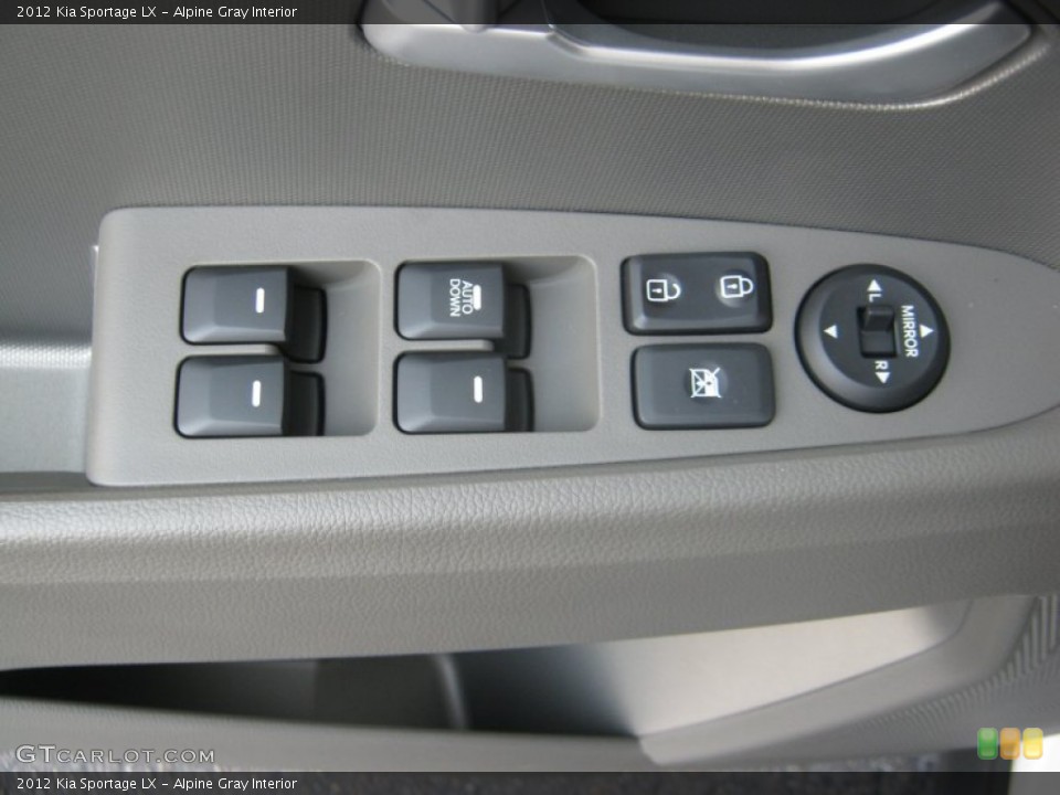 Alpine Gray Interior Controls for the 2012 Kia Sportage LX #52575623