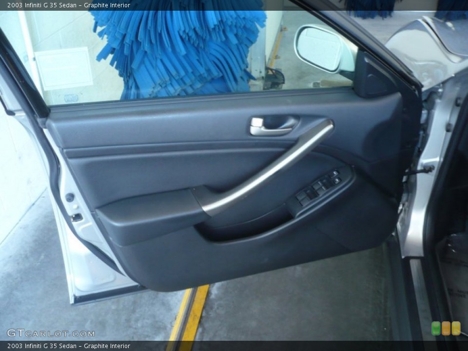 Graphite Interior Door Panel for the 2003 Infiniti G 35 Sedan #52575656