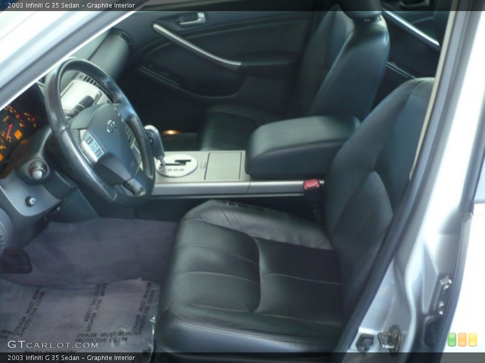 Graphite Interior Photo for the 2003 Infiniti G 35 Sedan #52575671