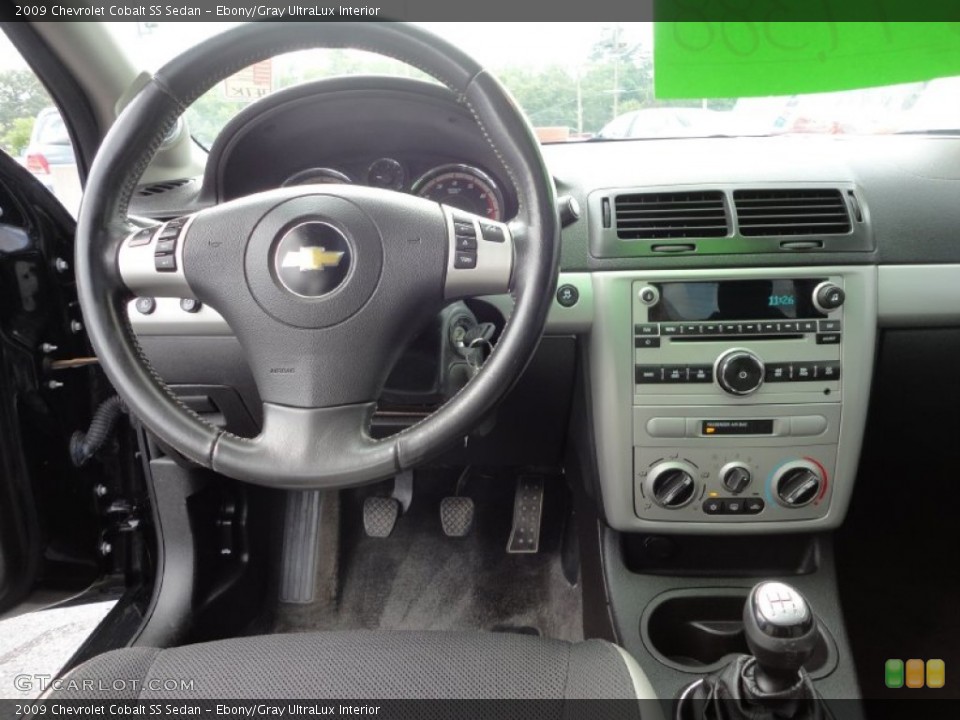 Ebony/Gray UltraLux Interior Dashboard for the 2009 Chevrolet Cobalt SS Sedan #52575983