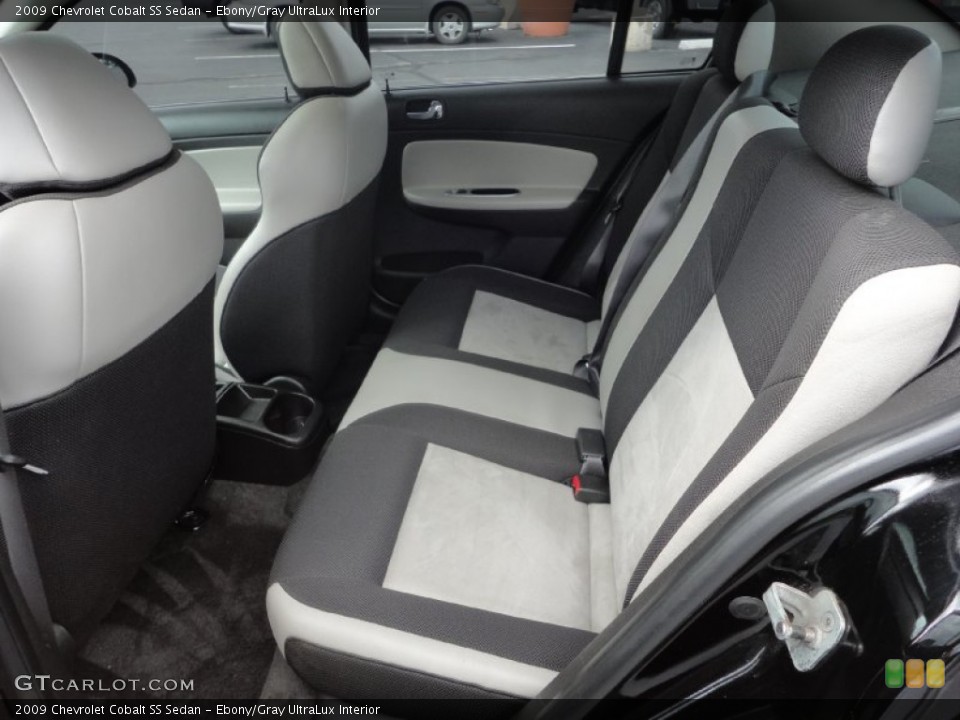 Ebony/Gray UltraLux Interior Photo for the 2009 Chevrolet Cobalt SS Sedan #52576013
