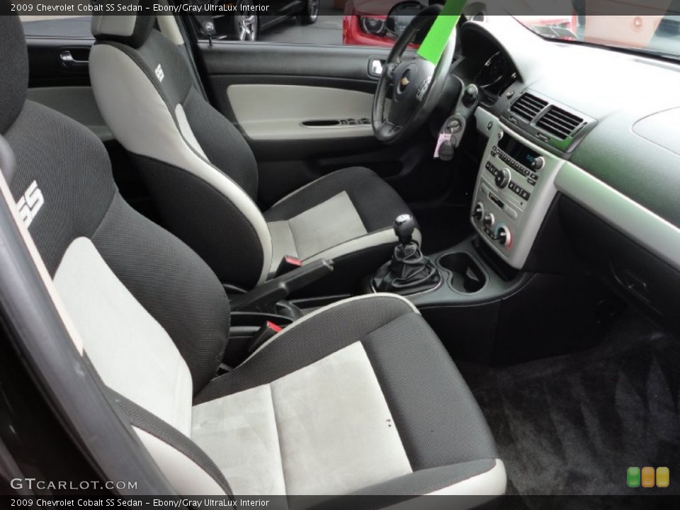 Ebony/Gray UltraLux Interior Photo for the 2009 Chevrolet Cobalt SS Sedan #52576052