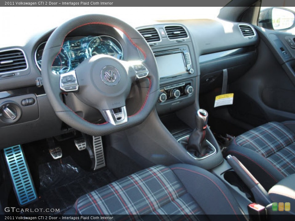 Interlagos Plaid Cloth Interior Photo for the 2011 Volkswagen GTI 2 Door #52576553