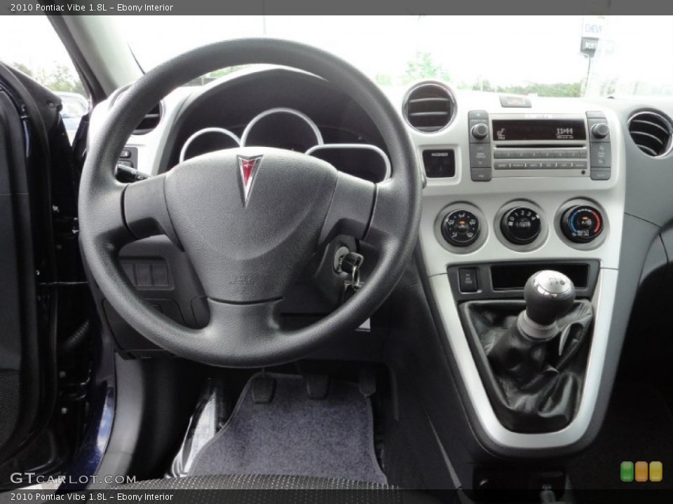 Ebony Interior Dashboard for the 2010 Pontiac Vibe 1.8L #52576589