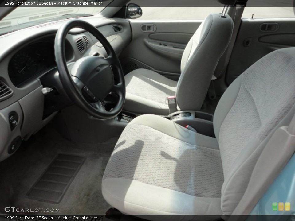 Medium Graphite Interior Photo for the 1999 Ford Escort SE Sedan #52577186