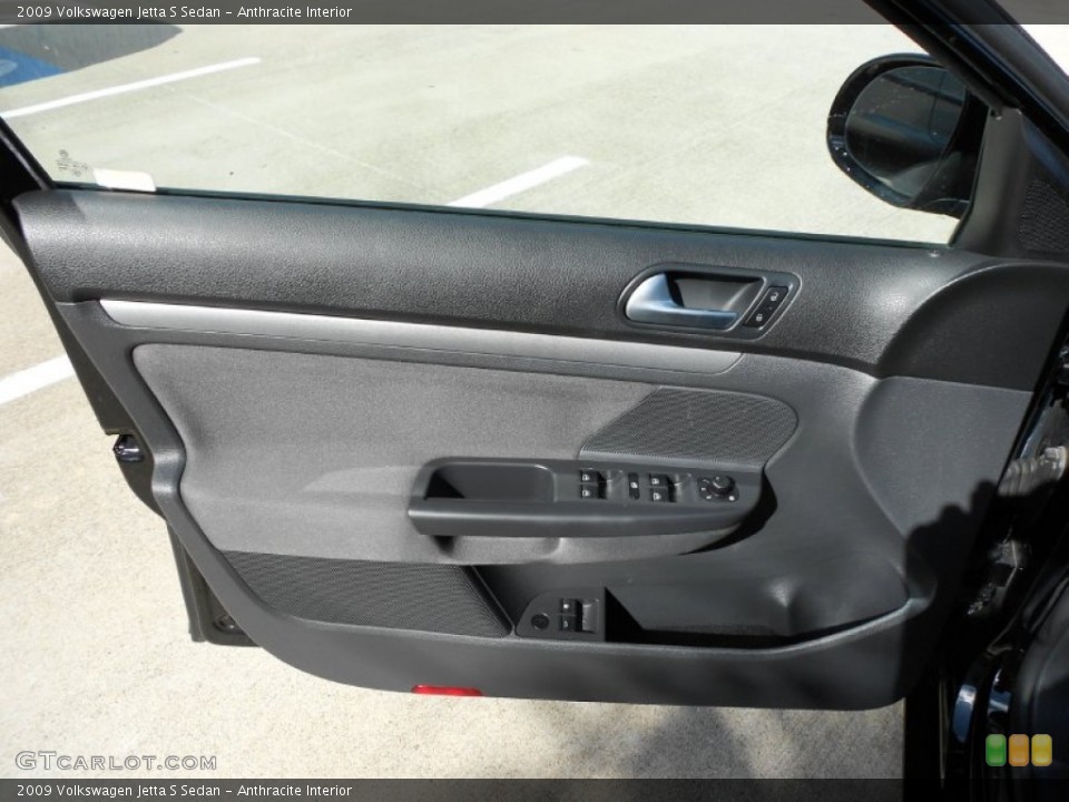Anthracite Interior Door Panel for the 2009 Volkswagen Jetta S Sedan #52577336