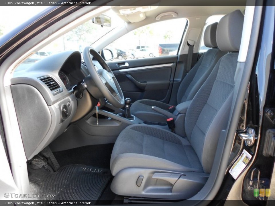Anthracite Interior Photo for the 2009 Volkswagen Jetta S Sedan #52577351