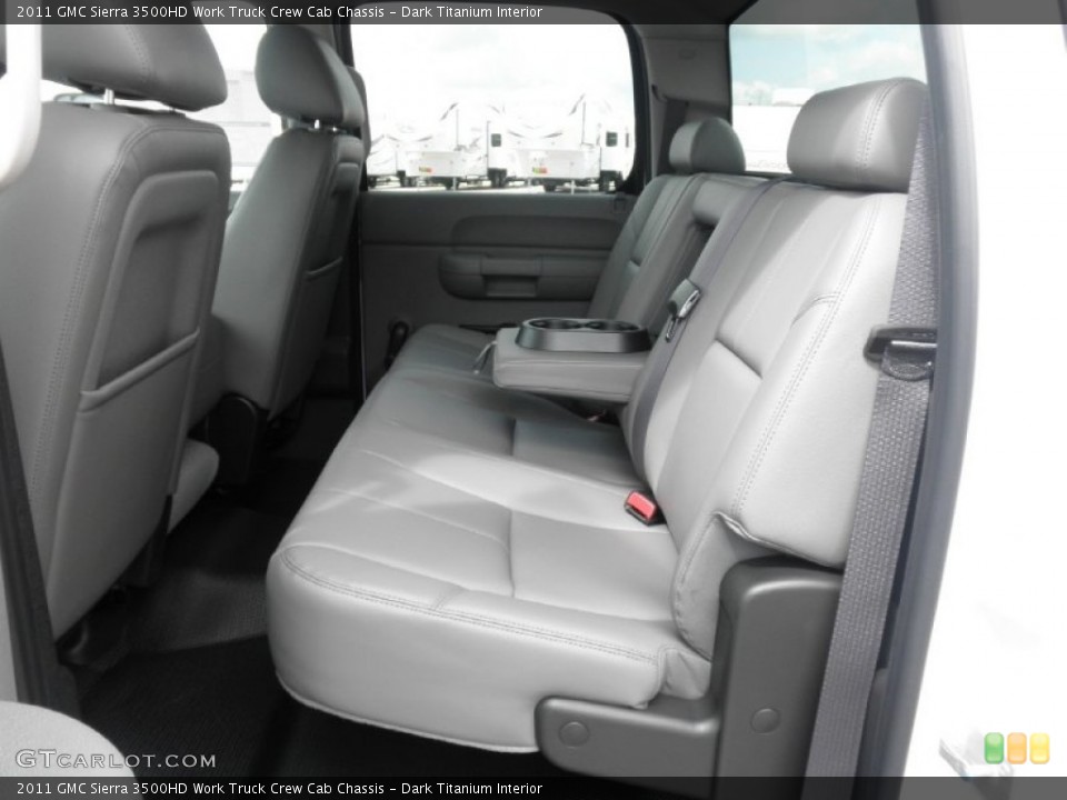 Dark Titanium Interior Photo for the 2011 GMC Sierra 3500HD Work Truck Crew Cab Chassis #52577753
