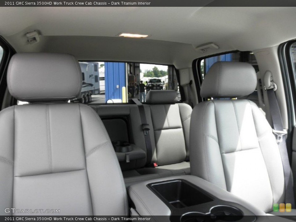 Dark Titanium Interior Photo for the 2011 GMC Sierra 3500HD Work Truck Crew Cab Chassis #52577846