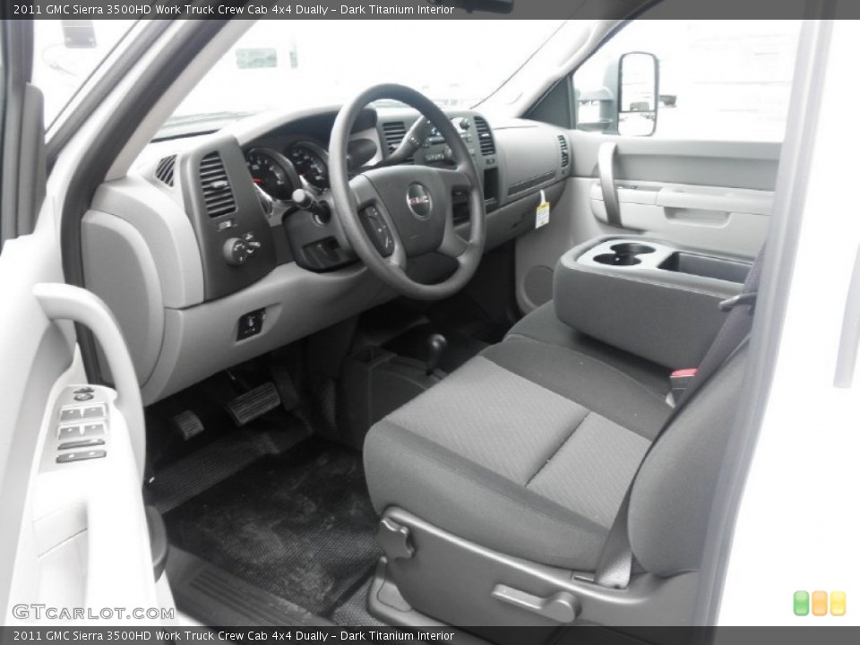 Dark Titanium Interior Photo for the 2011 GMC Sierra 3500HD Work Truck Crew Cab 4x4 Dually #52577951