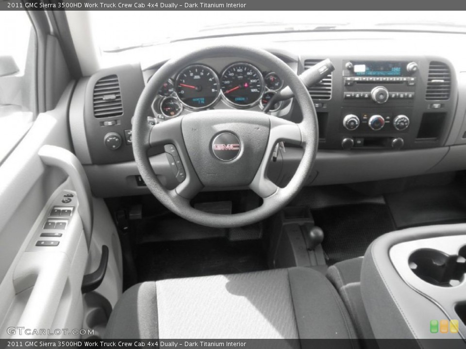 Dark Titanium Interior Dashboard for the 2011 GMC Sierra 3500HD Work Truck Crew Cab 4x4 Dually #52578056