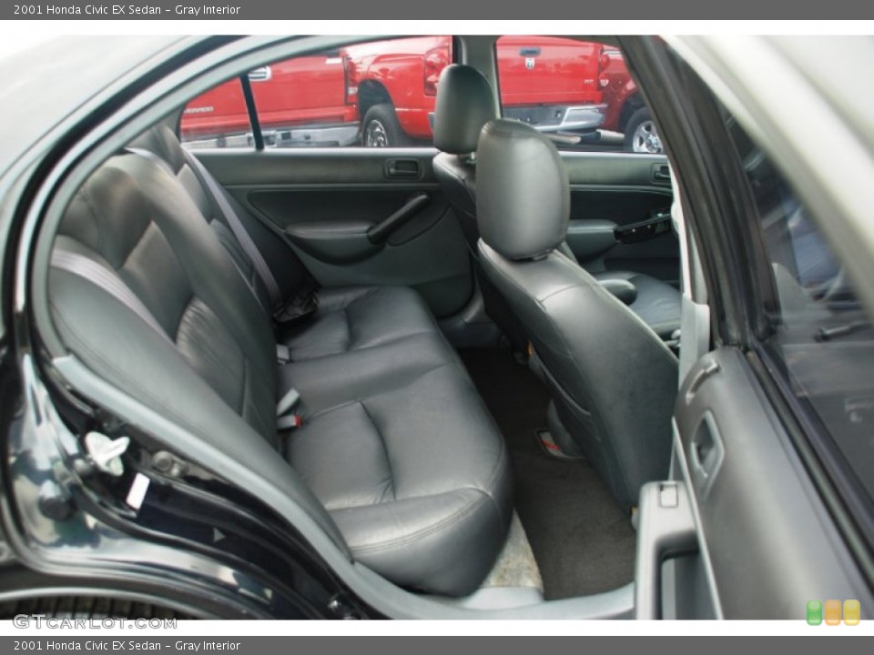 Gray Interior Photo for the 2001 Honda Civic EX Sedan #52580753
