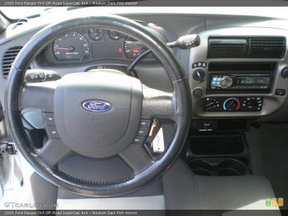 Medium Dark Flint Interior Dashboard for the 2005 Ford Ranger FX4 Off-Road SuperCab 4x4 #52581401