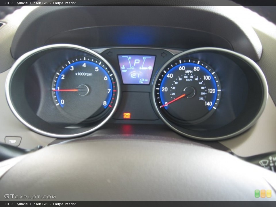 Taupe Interior Gauges for the 2012 Hyundai Tucson GLS #52583588
