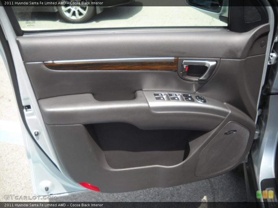 Cocoa Black Interior Door Panel for the 2011 Hyundai Santa Fe Limited AWD #52583597