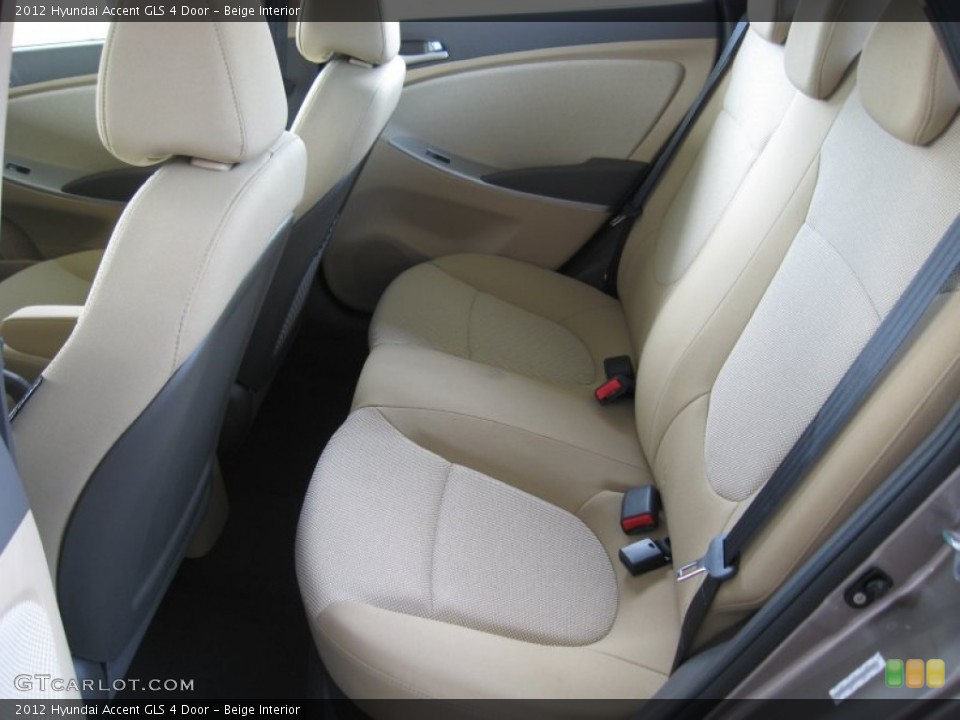 Beige Interior Photo for the 2012 Hyundai Accent GLS 4 Door #52583774
