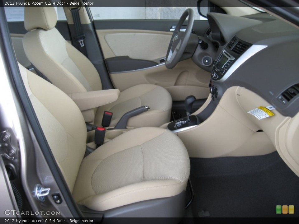 Beige Interior Photo for the 2012 Hyundai Accent GLS 4 Door #52583822