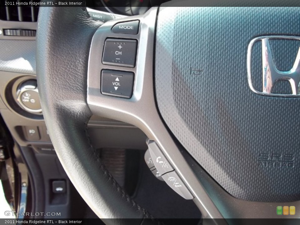 Black Interior Controls for the 2011 Honda Ridgeline RTL #52584632