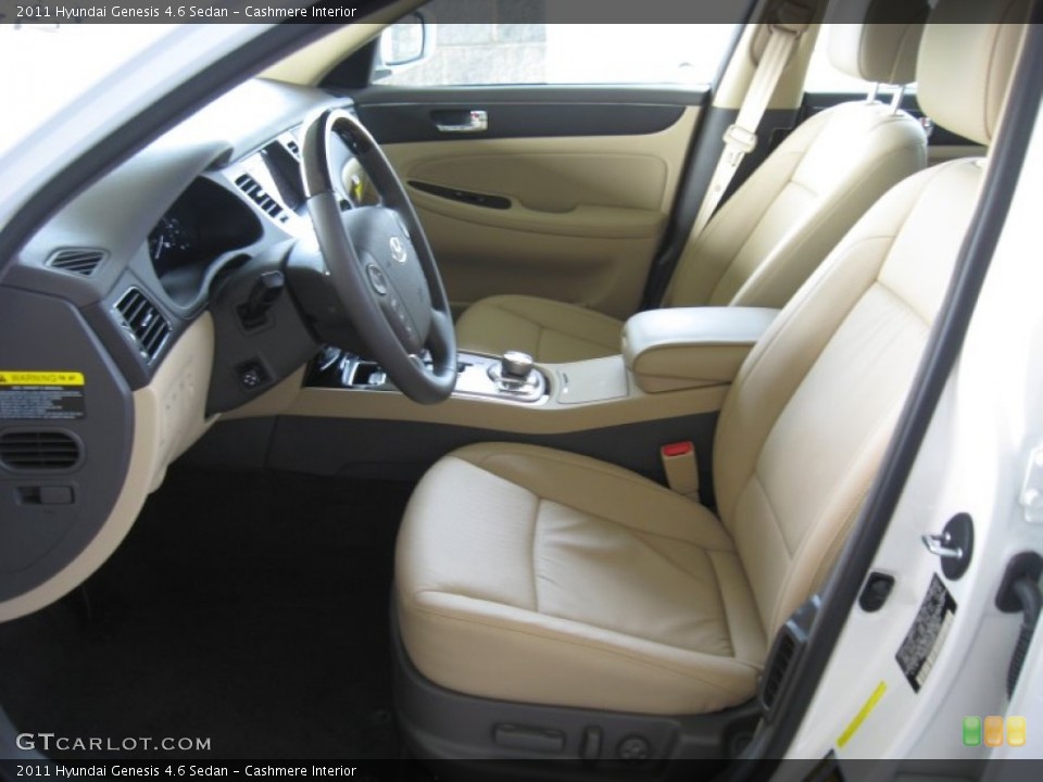 Cashmere Interior Photo for the 2011 Hyundai Genesis 4.6 Sedan #52585283
