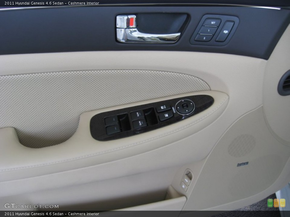 Cashmere Interior Controls for the 2011 Hyundai Genesis 4.6 Sedan #52585307