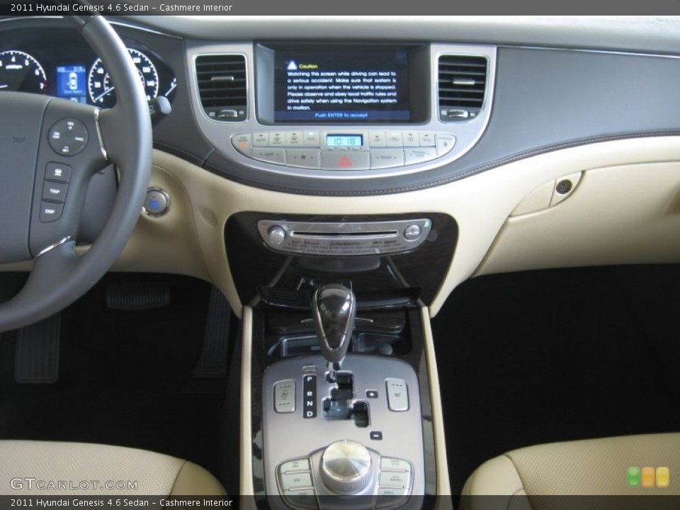 Cashmere Interior Controls for the 2011 Hyundai Genesis 4.6 Sedan #52585433