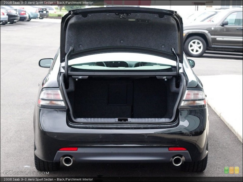 Black/Parchment Interior Trunk for the 2008 Saab 9-3 Aero Sport Sedan #52585649
