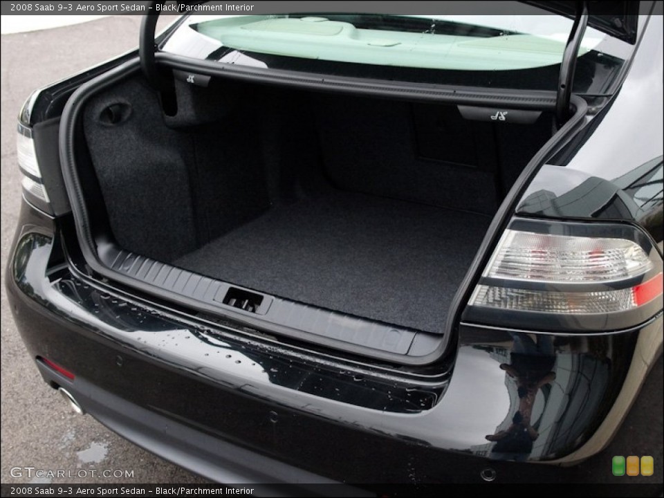 Black/Parchment Interior Trunk for the 2008 Saab 9-3 Aero Sport Sedan #52585664
