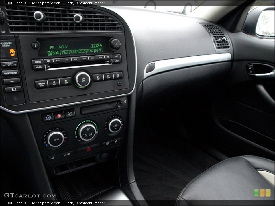 Black/Parchment Interior Controls for the 2008 Saab 9-3 Aero Sport Sedan #52585736