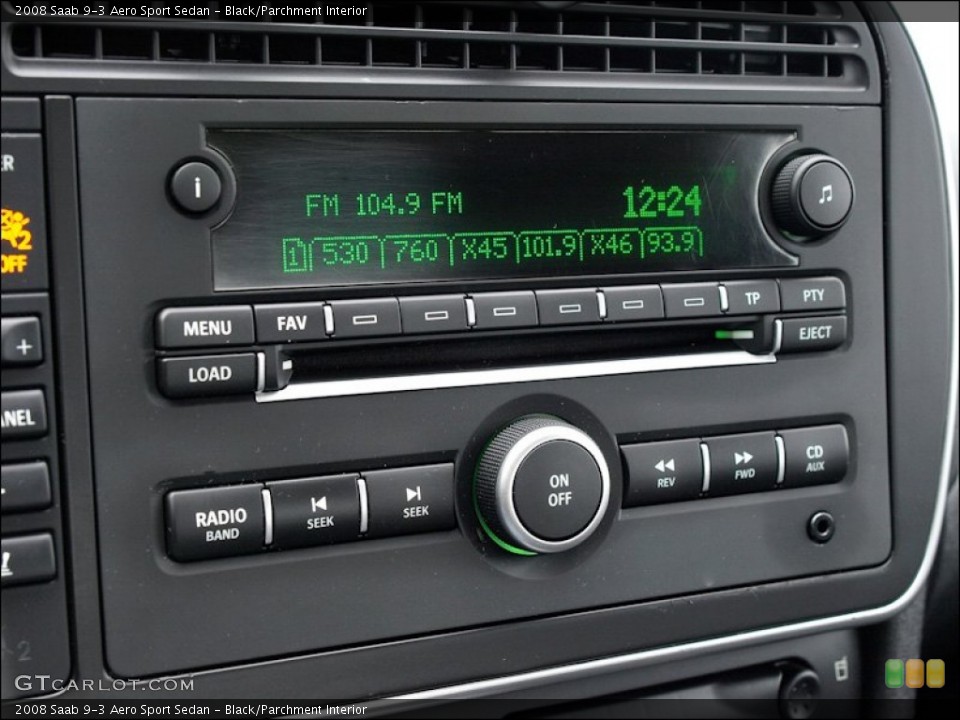 Black/Parchment Interior Controls for the 2008 Saab 9-3 Aero Sport Sedan #52585751