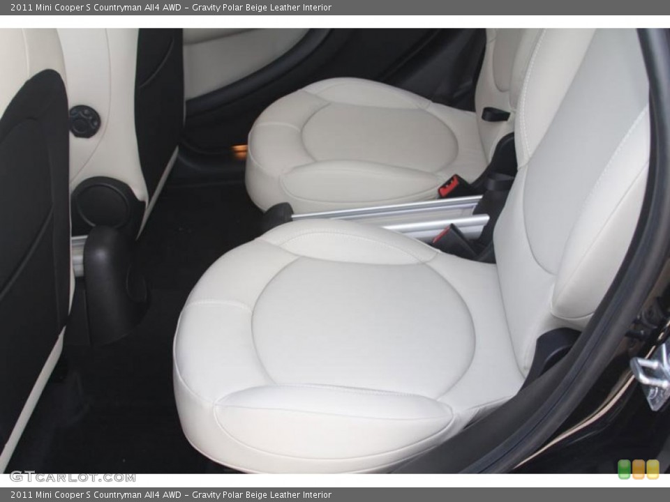 Gravity Polar Beige Leather Interior Photo for the 2011 Mini Cooper S Countryman All4 AWD #52586063