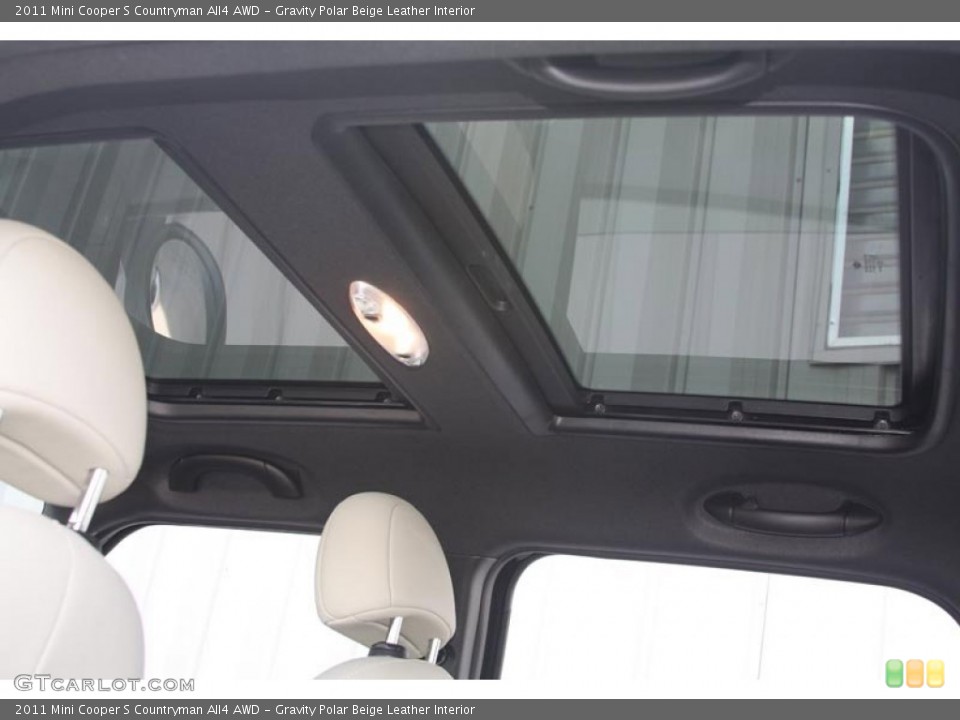 Gravity Polar Beige Leather Interior Sunroof for the 2011 Mini Cooper S Countryman All4 AWD #52586321