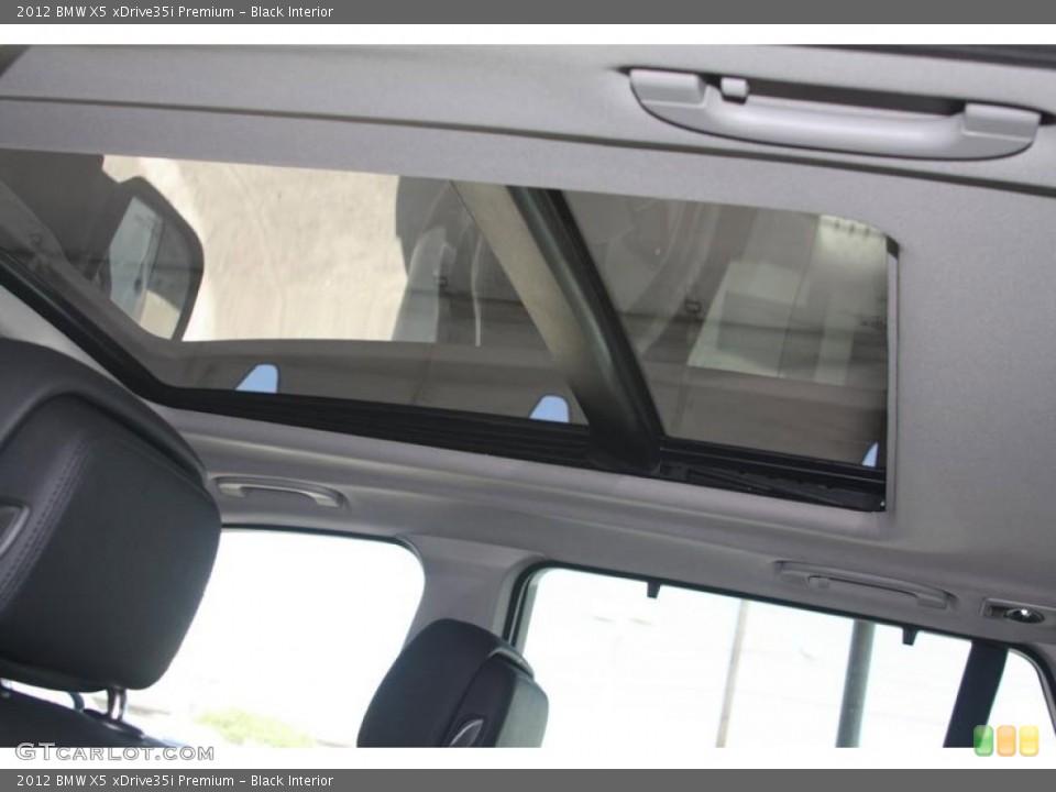 Black Interior Sunroof for the 2012 BMW X5 xDrive35i Premium #52586798