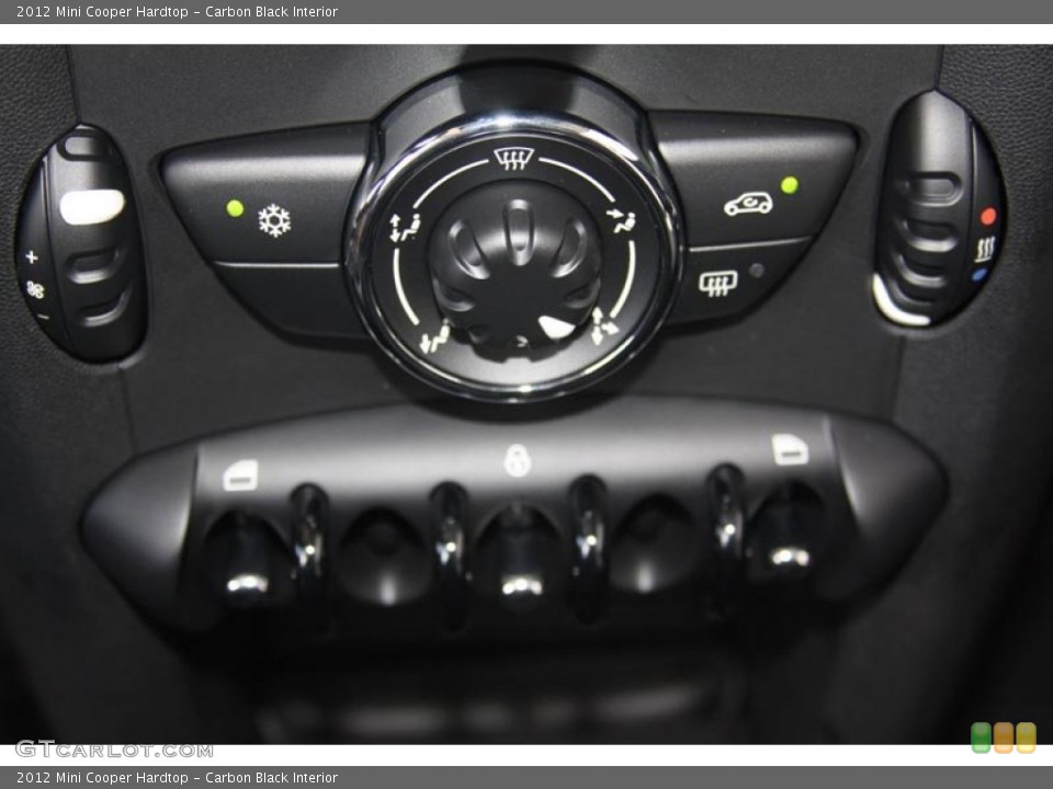 Carbon Black Interior Controls for the 2012 Mini Cooper Hardtop #52587011