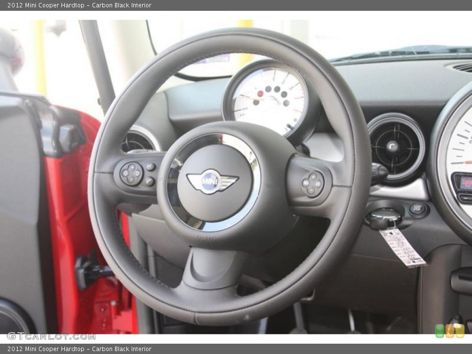 Carbon Black Interior Steering Wheel for the 2012 Mini Cooper Hardtop #52587500
