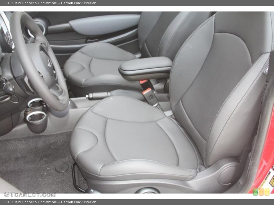 Carbon Black Interior Photo for the 2012 Mini Cooper S Convertible #52587710