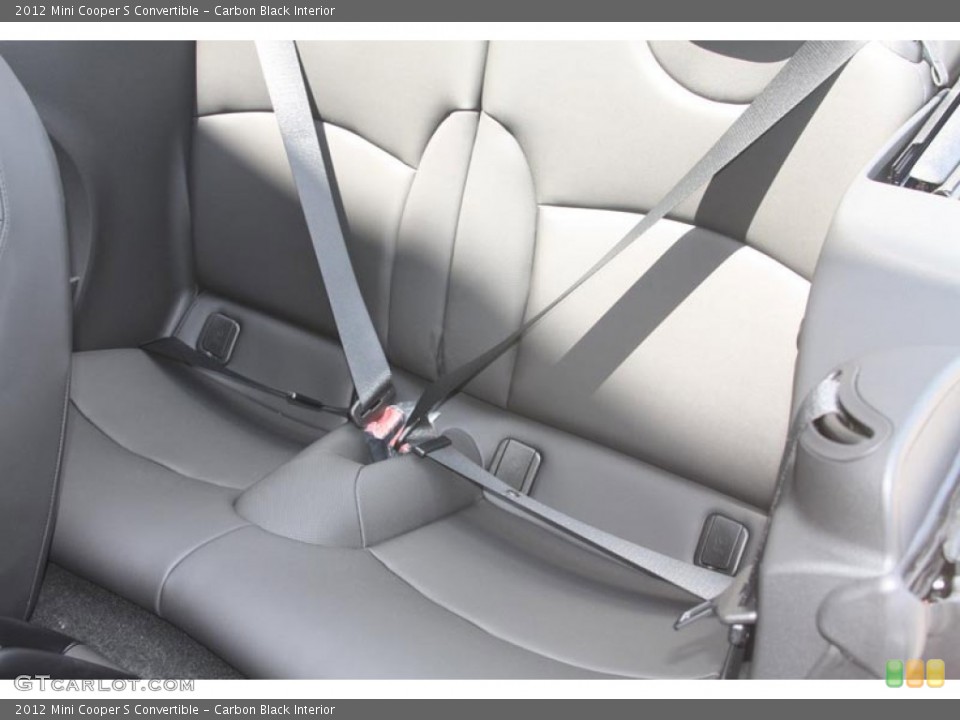 Carbon Black Interior Photo for the 2012 Mini Cooper S Convertible #52587722