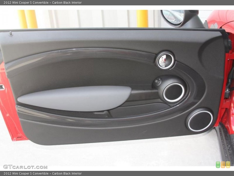 Carbon Black Interior Door Panel for the 2012 Mini Cooper S Convertible #52587737