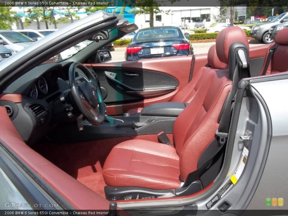 Chateau Red Interior Photo for the 2006 BMW 6 Series 650i Convertible #52587797