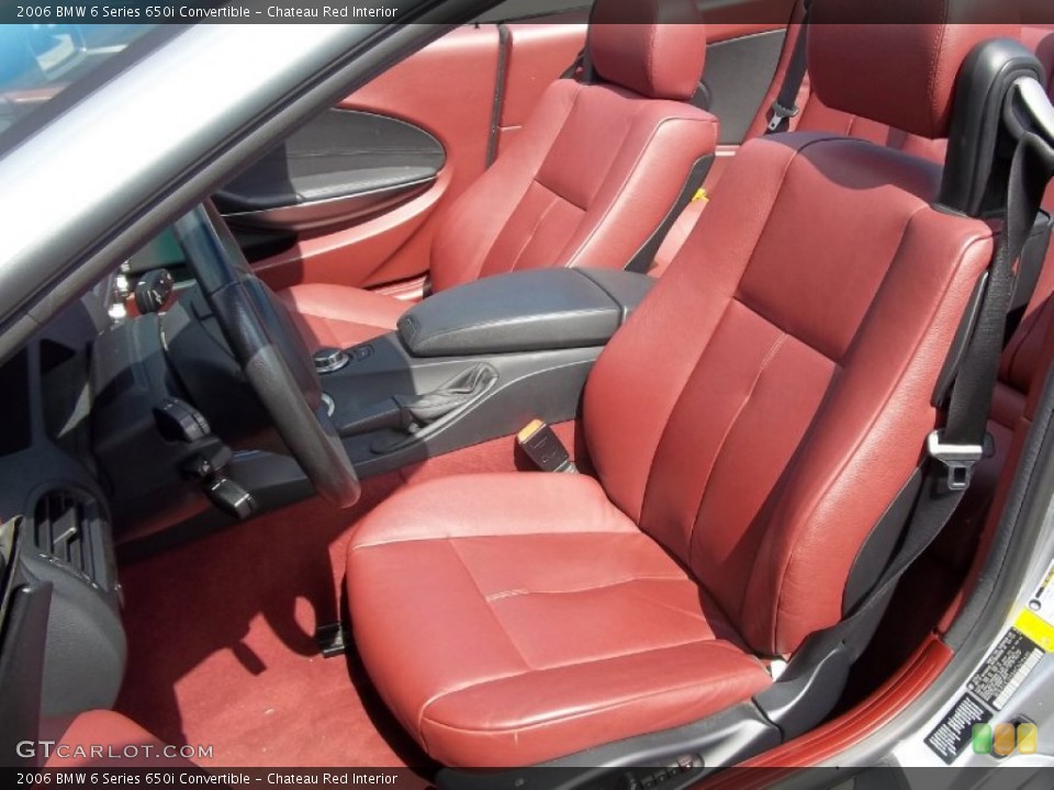 Chateau Red Interior Photo for the 2006 BMW 6 Series 650i Convertible #52587815