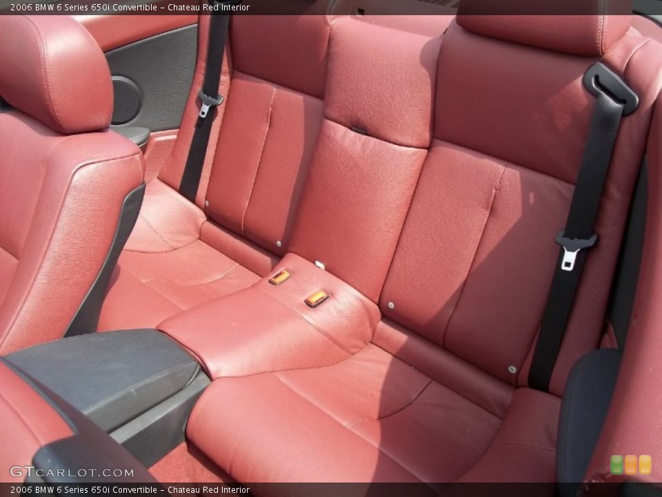 Chateau Red Interior Photo for the 2006 BMW 6 Series 650i Convertible #52587860