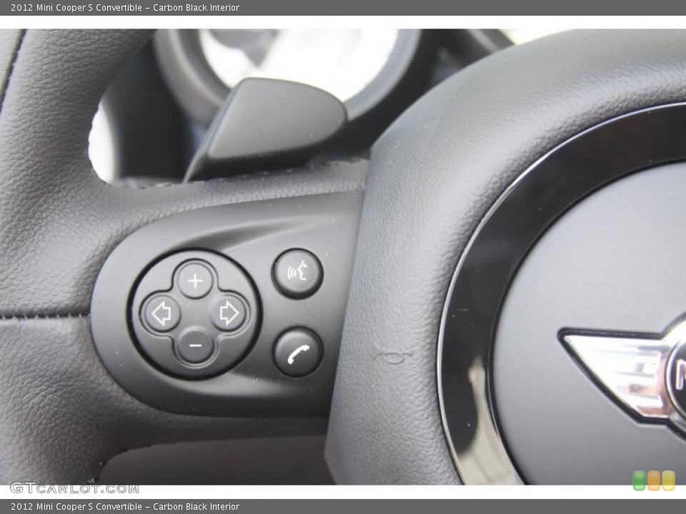 Carbon Black Interior Controls for the 2012 Mini Cooper S Convertible #52587866