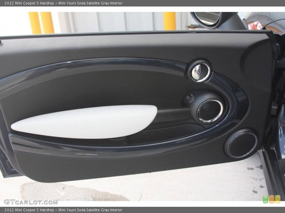 Mini Yours Soda Satellite Gray Interior Door Panel for the 2012 Mini Cooper S Hardtop #52588070